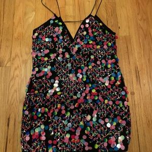 Pretty Little Thing Multi Color Mini Dress - Size 14